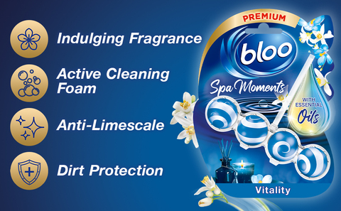 Bloo Spa Moments Rim Block - Vitality 50g - ASDA Groceries