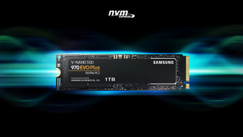 Samsung Solid State Drive 970 EVO Plus NVMe M.2 1TB -MZ-V7S1T0B/AM