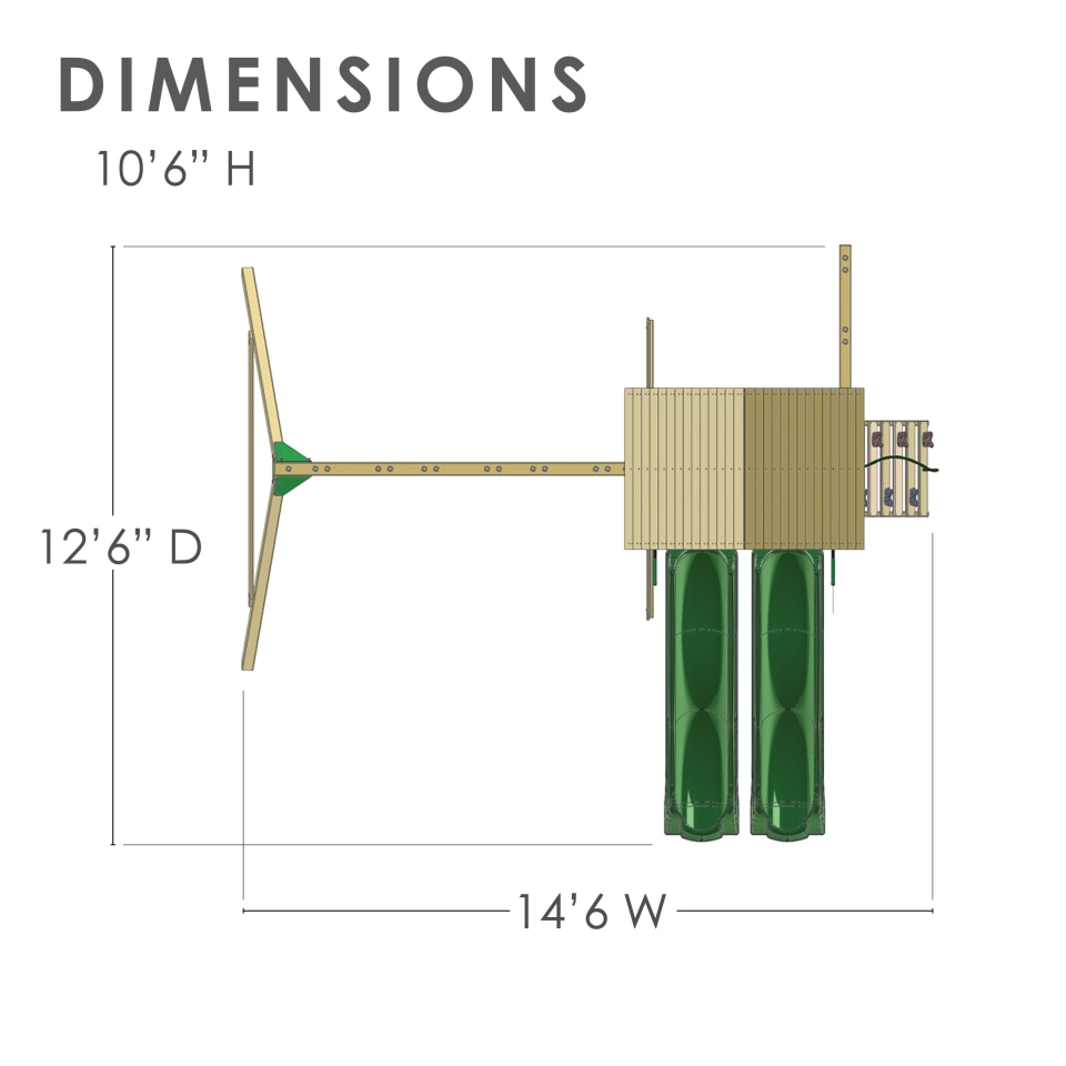 Gorilla Playsets 011057 Playmaker Deluxe Wooden Swing Set with Vinyl Homesmartcamera