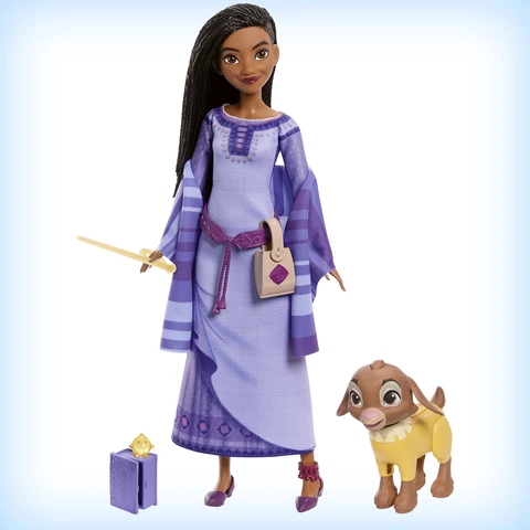 Disney Wish Singing Asha of Rosas Fashion Dol Adventure Pack The