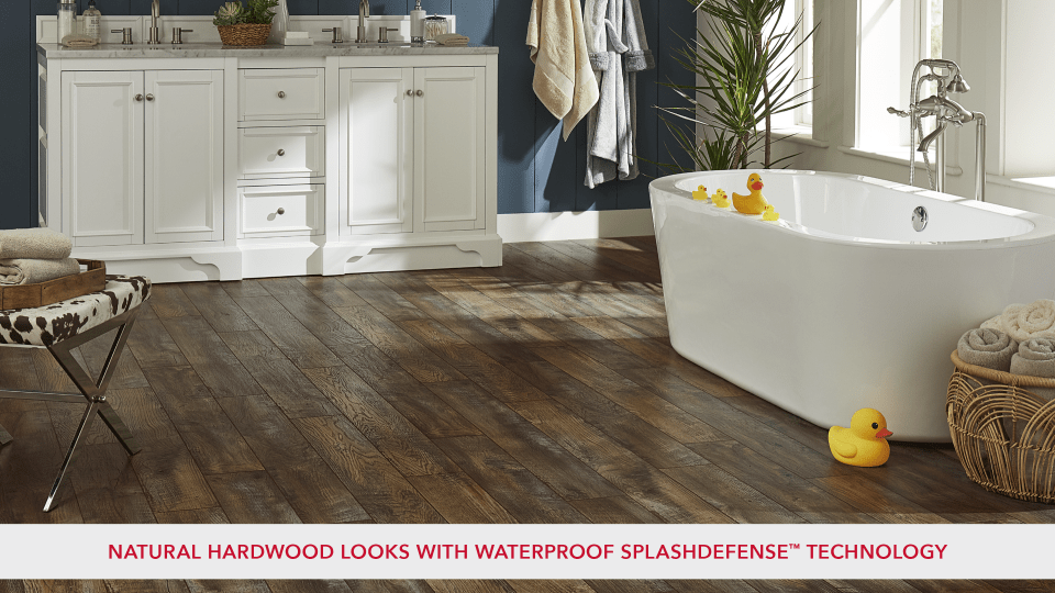 Mohawk Home Woodmill Oak Waterproof Laminate 12mm Thick Plank With 2mm