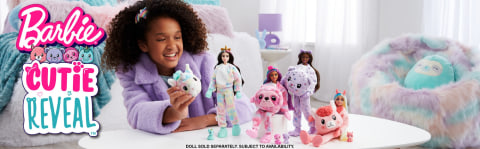 Muñeca Barbie Cutie Reveal Unicornio de Fantasía