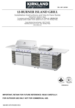 View Assembly Instructions and Use and Care Manual PDF