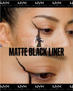 thumbnail video image 2 of NYX Professional Makeup Vivid Matte Liquid Liner, Smear-Resistant Eyeliner with Precise Tip, Black, 2 of 15