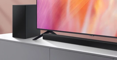 Samsung HW-A450/ZA 2.1ch offers Soundbar with Dolby Audio (2021) , Black