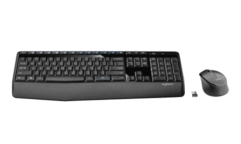 Logitech MK345 Wireless Keyboard & Mouse, Black (920-006481) | Staples