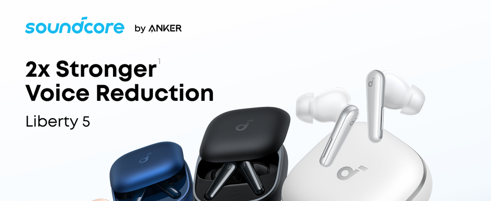 Soundcore by Anker Liberty 5 Advanced In Ear Noise Cancelling