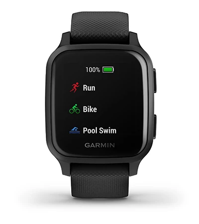 Garmin Venu Sq Music Edition GPS Smartwatch - Rose Gold