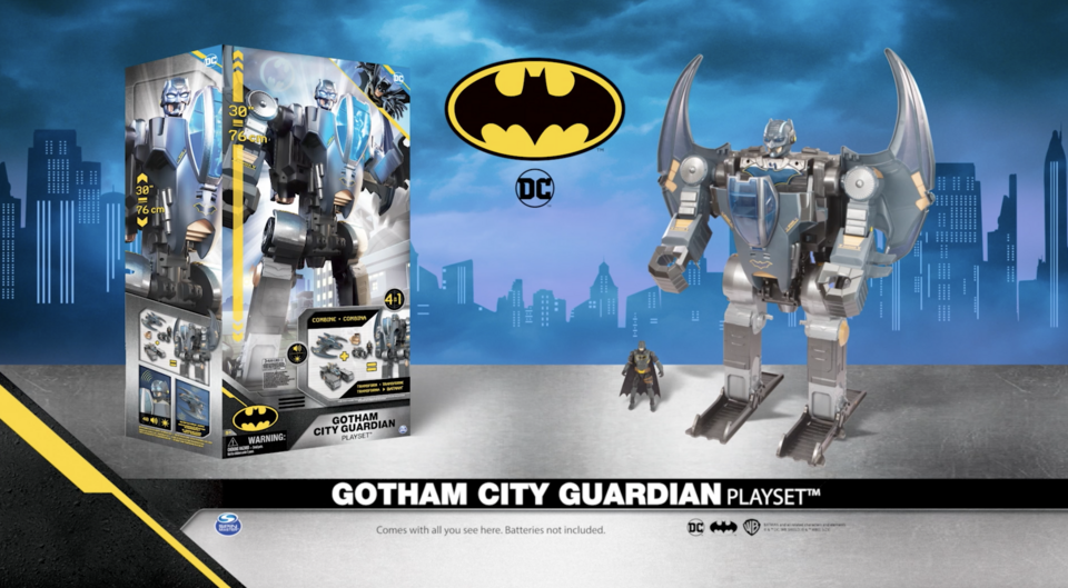 DC, Batman 4-in-1 Transforming Gotham City Guardian Playset