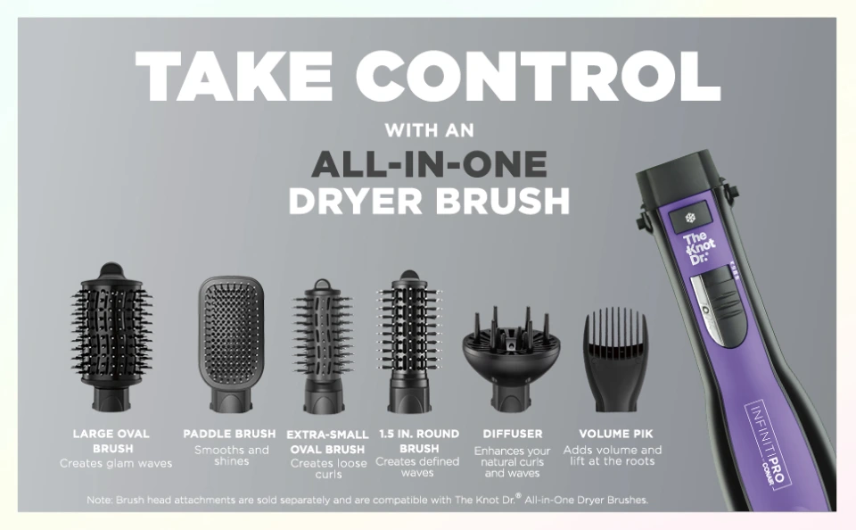 Conair® InfinitiPro The Knot Dr. All-In-One Dryer 2024 Brush