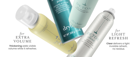 detox dry shampoo collection