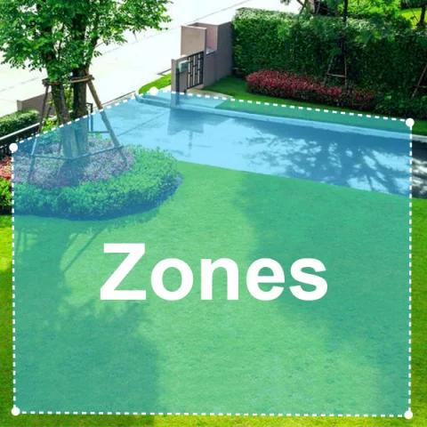 Screenshot of custom activity zone created in eufy mobile app.