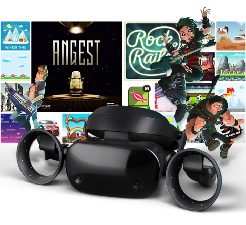 NeweggBusiness - Samsung HMD Odyssey XE800ZAA-HC1US Black VR Headset