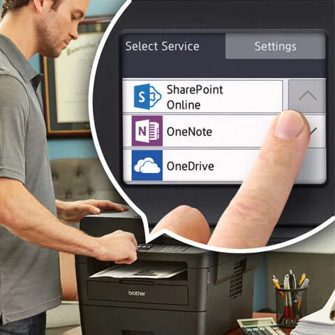 Brother MFC-L2750DW XL Multifunction All-in-One Wireless Printer with Copier & Scanner - Walmart.com Brother MFC-L2750DW XL Multifunction All-in-One Wireless Printer with Copier & Scanner - Walmart.com