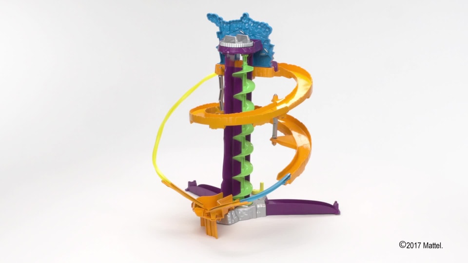 thumbnail video image 2 of Thomas & Friends MINIS Steelworks Stunt Set, 2 of 10