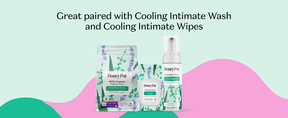 Great Paird with Our Cooling Intimate Wash and Cooling Intimate Wipes
