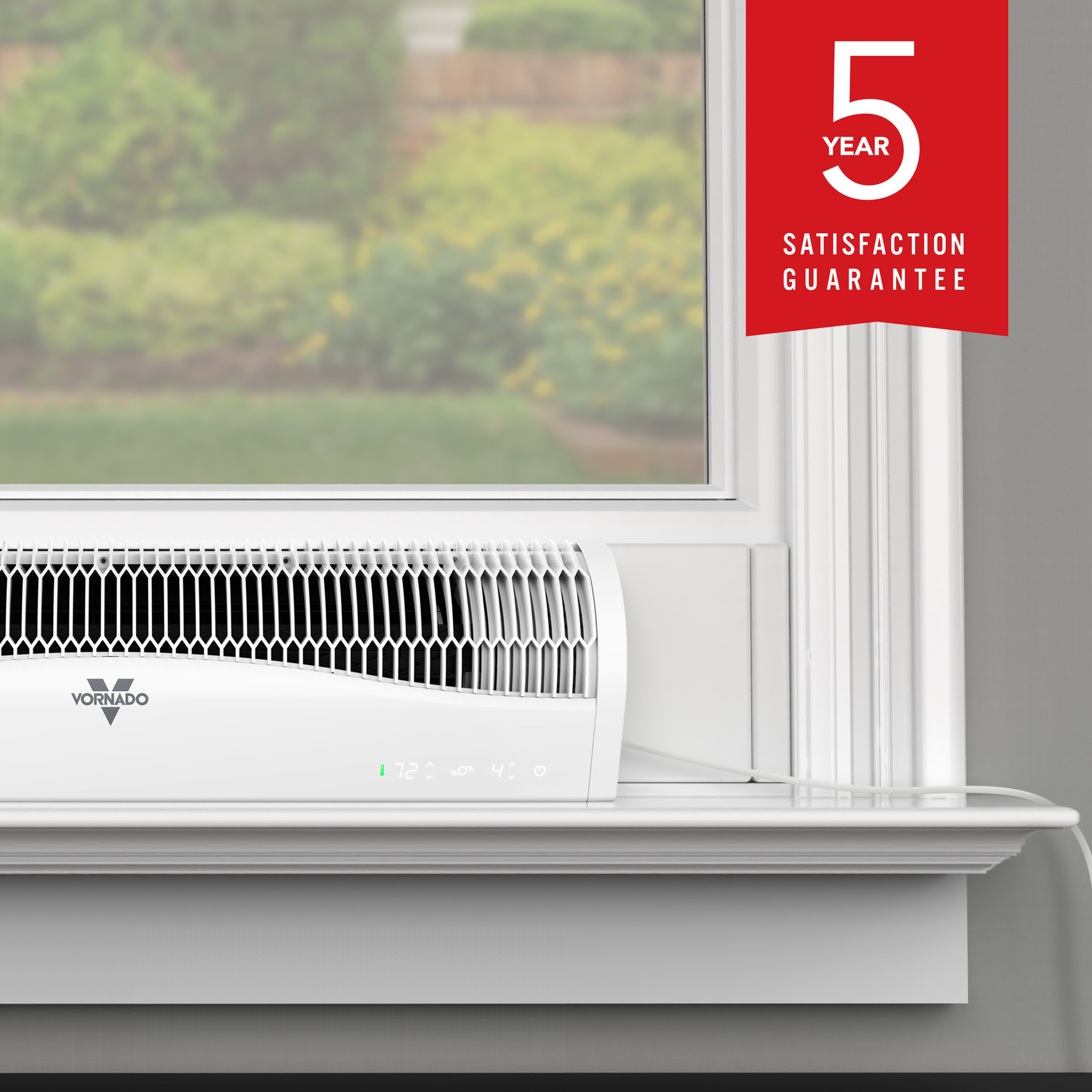 Vornado TRANSOM 4 Speed Window Air Circulator Fan with Remote Control Homesmartcamera