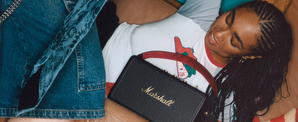 Marshall Kilburn III Portable Wireless Bluetooth Speaker with Bass