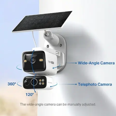 TP Link Tapo Wireless Dual Camera Security, Pan Tilt, 360° Viewing