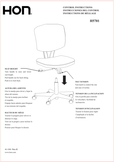 HON, HON5701GA42T, 5700 Series Volt Seating Task Chair, 1 Each, Crimson Red - Walmart.com 