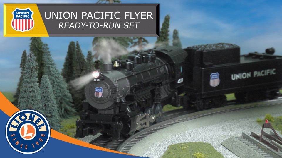 Union pacific electric store train set