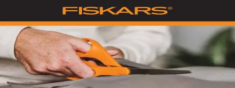 Fiskars Hobby Scissors With Rounded Tip - Orange, 7.5 Cm Blade, Ergonomic Handle - View #2