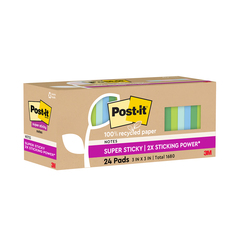 Post-it Mini Notes, 1.5x2 in, 24 Pads, America's #1 Favorite Sticky Notes,  Ca