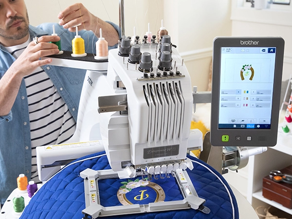 Brother Entrepreneur PR680W 6 Needle Embroidery Machine | Meissner