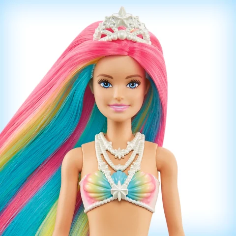 Barbie Sirene Magique Arc en Ciel Mattel