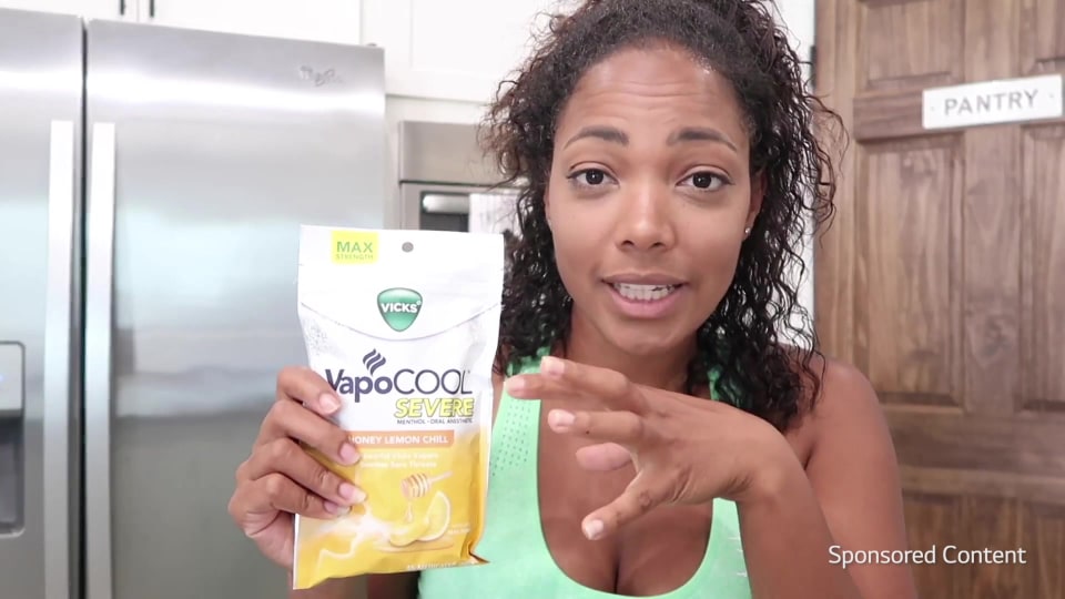 thumbnail video image 2 of Vicks Vapo Cool Severe Menthol Drops, Cold Medicine for Sore Throat Remedy, Honey Lemon, 225 Count, 2 of 12