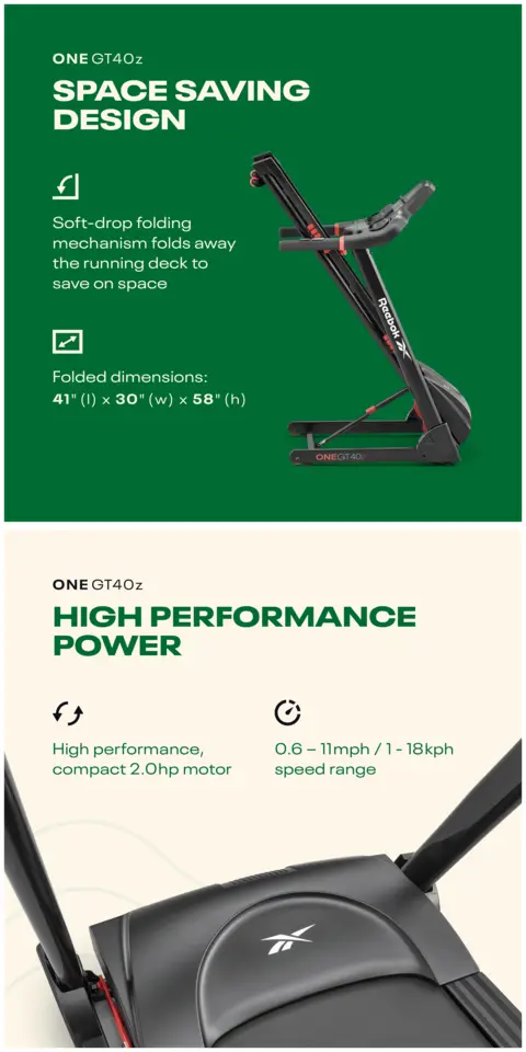Reebok GT40z Treadmill | Dick's Sporting Goods