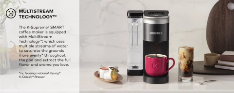 Keurig K-Supreme Smart Black, Single Serve Coffee Maker Meijer