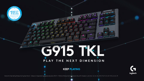 Logitech G915 Tenkeyless Mechanical Keyboard - Tactile