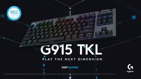 Logitech G Series G915 X LIGHTSPEED TKL Wireless Linear Gaming