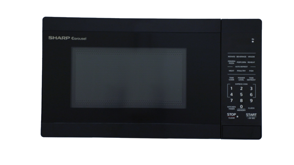 Sharp 0.7-cu ft 700-Watt Countertop Microwave (White) in the Countertop  Microwaves department at