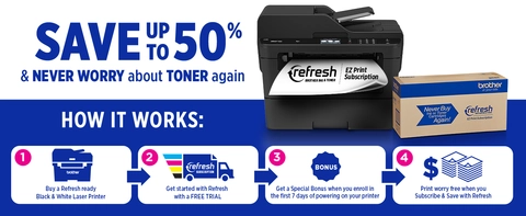 Brother MFCL2750DW | Compact Monochrome Wireless Laser All-in-One