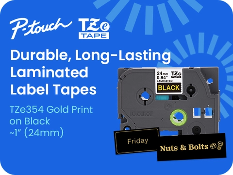 TZE354 | LabelMakersPrinters | By Brother