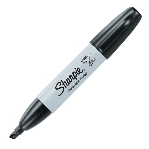 Sharpie - Permanent Marker: Black, AP Non-Toxic - 59273649 - MSC Industrial  Supply