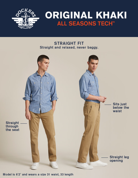 dockers all season tech pants