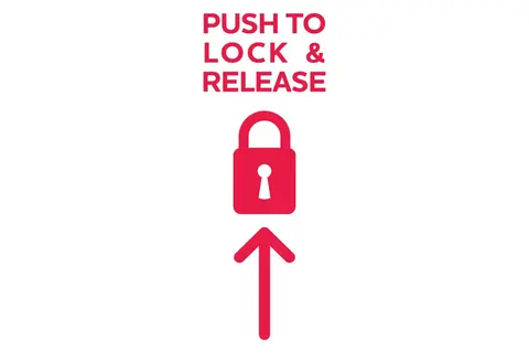 Push to Lock & Release Easy Install