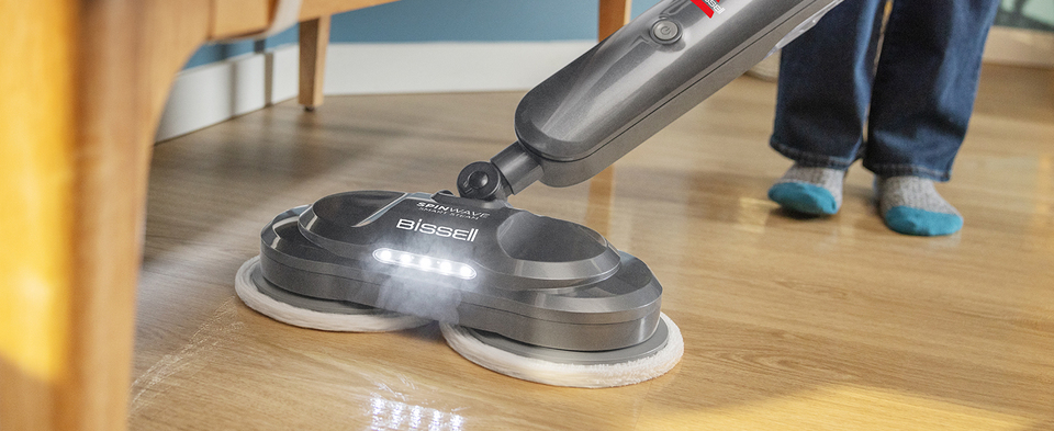 thumbnail video image 2 of BISSELL Rotating Steam Mop, 2 of 9