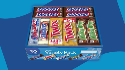 MARS Chocolate Full Size Candy Bars Variety Pack - 30 Count Box