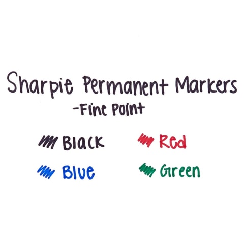 SHARPIE MARKER FINE BLACK 12CT
