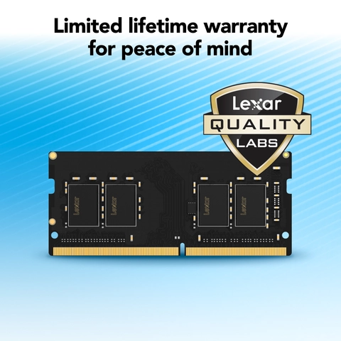 Lexar 16GB (2 x 8GB) DDR4-3200 PC4-25600 CL22 Dual Channel Laptop