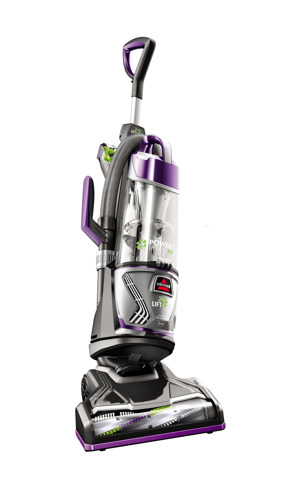 Bissell Powerglide Lift Off Pet Plus Corded Bagless Upright Vacuum In The Upright Vacuums Department At Lowes Com