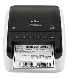 Brother Professional Wide Format Label Printer, Glossy Black/White