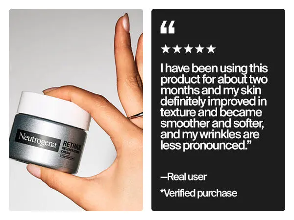 Neutrogena Rapid Wrinkle Regenerating Repair Cream, Wrinkle Cream, Retinol Cream, Face Cream, Cream
