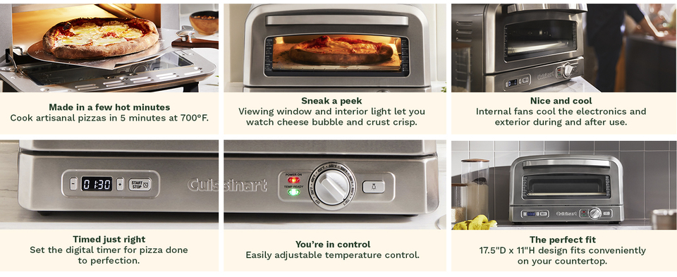 Cuisinart Indoor Electric Pizza Oven, CPZ-120 