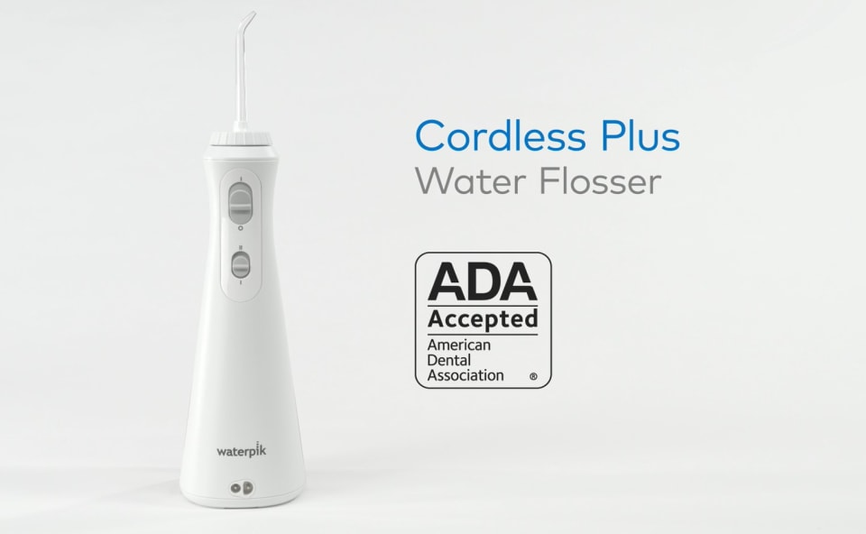 Waterpik Cordless Plus Portable Water Flosser Oral Irrigator Blue