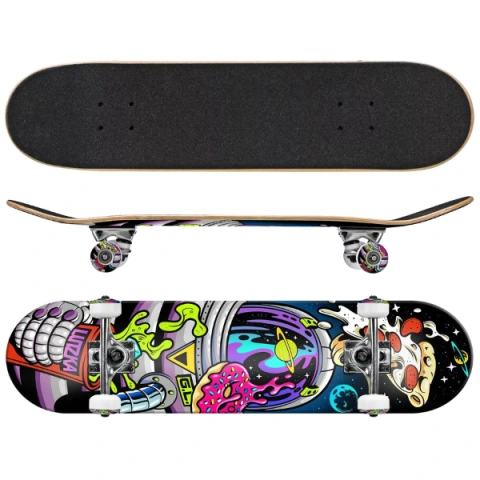Learn with Lutzka Astronaut Skateboard by Roller Derby